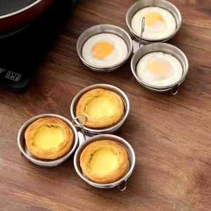 3 in 1 Egg Steaming Molder Kitchen Cooking Tools Stainless Steel Egg Streamer Egg Poacher