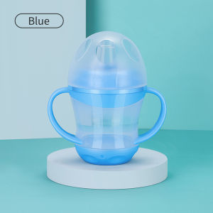 Sweetybayibayi 160ml Baby Water Bottle Learning Cup Kids Training Cup  With Handle Soft Spout Learn to Drink Cup