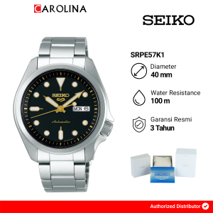 Jam Tangan Pria Seiko 5 Sports SRPE57K1 SKX series Blue Dial Silver Stainless Steel Band