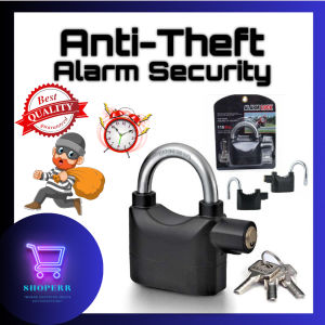 Original Lock With Alarm Padlock Lock For Motorcycle Lock For Bike Alarm Padlock