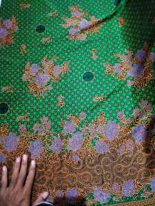kain batik nu muslimat semi sutra harga 5 matar ber logo