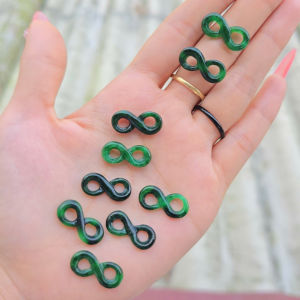 Q79 Charm Như Ý Nguyện Vô Cực Ngọc Cẩm Thạch Sơn Thủy ko kén mệnh - Phong Thủy TUDO