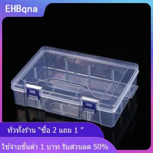 [COD] EHBqna KITCHEN กล่องเก็บของพลาสติกใสสำหรับกล่องเครื่องมือเครื่องประดับส่วนประกอบขนาดเล็กอุปกรณ์จัดระเบียบเม็ดยาลูกปัด