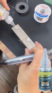 Nexlent Stainless Steel Flux Quick Repair Strong Solder Liquid Battery Electrode Soldering Welding 30ml/80ml