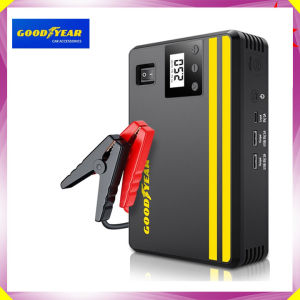 Bộ kích nổ kiêm bơm lốp ô tô và sạc dự phòng Goodyear GY-5296 dung lượng 10400mAh 3.7V (14.8V2.6A-h) lực bơm 150PSI - Hàng chính hãng bảo hành 12 tháng