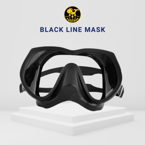 Poseidon Black Line Red Line White Line Scuba Diving Mask Low Volume Free Diving Snorkeling Tec Diving Seanergy Scuba