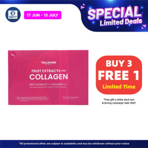 [Alpro Pharmacy] Toujours Advanced Fruit Extracts with Collagen Drink 30s | Skin Brightening / Glow / Acne Scar Relief / Halal