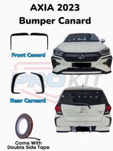 PERODUA AXIA 2023 FRONT AND REAR CANARD