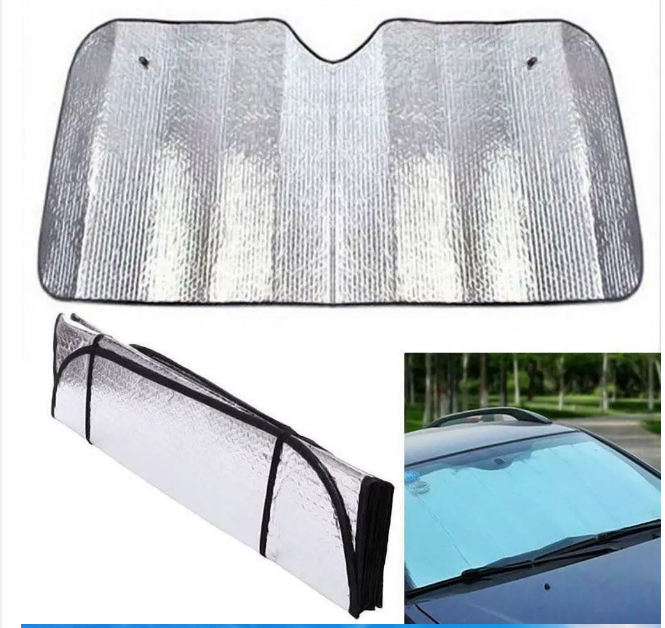 Foldable Car Windshield Visor Cover Block Front Rear Window Sun Shade ...