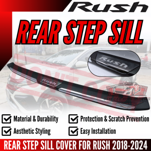 GCAO REAR STEP SILL RUSH 2018-2024 (12381)