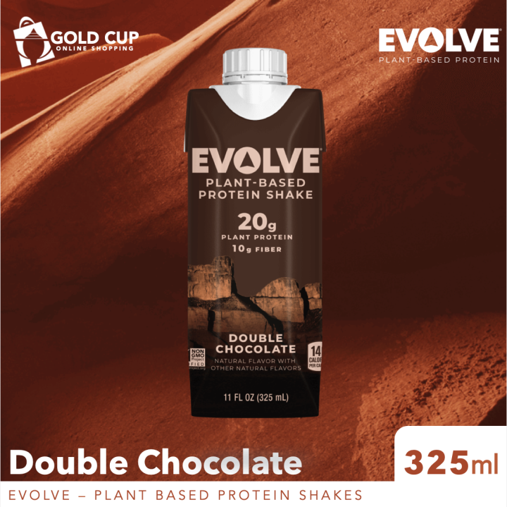 Evolve PlantBased Chocolate Protein Shake 330ml Lazada PH