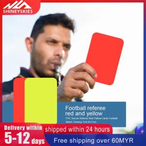 【New Arrival】 Football Referee Training Gear PVC Red Yellow Cards 8x11cm for Match Officials