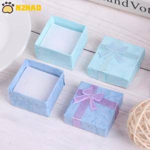 【N2HAO】 10Pcs Set Jewelry Organizer Gift Box Necklace Earrings Ring Paper Packaging Box