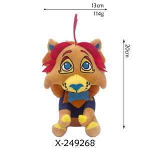 New Indigo Park Rambley Plush Purple Raccoon And Bird Doll Stuffed Animals Soft Plushine Model Doll Toy For Kid Birthday Gift