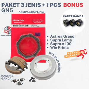 Promo Paket Komplit Motor Honda: Karet Ganda & Suku Cadang Otomatis