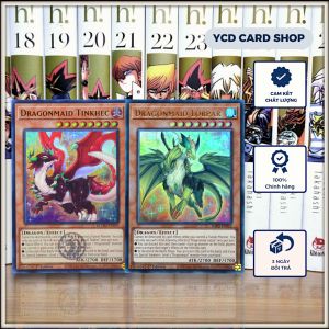 [YCDcardgame]  Thẻ bài Yugioh Chính Hãng Set 2 Dragonmaid (Ultra Rare)