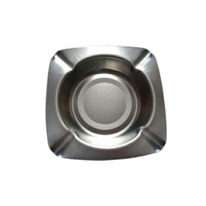 10pcs Ashtray Asbak Stainless Mangkok Tatakan Sampah Abu Simple Untuk Souvenir Cafe Hotel Anti Karat