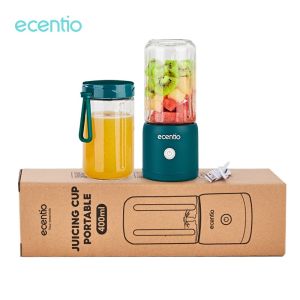 【Garansi mesin 30 hari】ecentio juice portable 8 pisau kaca blender 2 botol mini USB Blander Jus Vitamin
