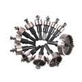 MATA BOR BULAT SET KOMPLIT 12 PCS UNTUK LUBANG BESAR MATA BOR BESI BAJA ASLI HSS HOLE SAW BIT SET. 