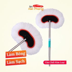 Cây Lau Rửa Xe Ô Tô Cán Dài Lông Mềm – chổi dài