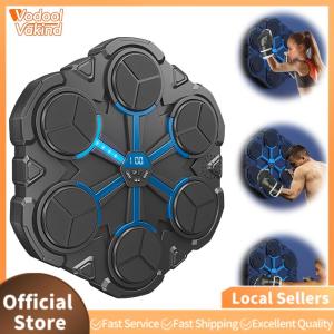 【Vakind】 Music Smart Interactive Boxing Training Equipment Wall Mounted BT Boxing Workout Equipment Target for Adults Kids Boys Girls 8 9 10 11 12 Years Old