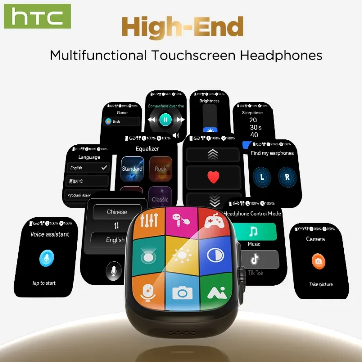 HTC NE72 AI Tai nghe dịch Bluetooth 6.0 Loa Tai nghe giảm tiếng ồn Đa Chức Năng Màn hình LED Chất Lượng âm thanh độ trung thực cao Cho IOS/Android/PC | BigBuy360 - bigbuy360.vn HTC NE72 AI Tai nghe dịch Bluetooth 6.0 Loa Tai nghe giảm tiếng ồn Đa Chức Năng Màn hình LED Chất Lượng âm thanh độ trung thực cao Cho IOS/Android/PC | BigBuy360 - bigbuy360.vn