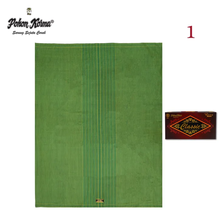 Sarung%20Pohon%20Korma%20Classic%20Motif%20Salur%20Hijau%20-%20Image%205
