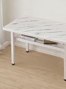 Folding Table Rectangular Dining Table Heavy Duty Computer Table Desk Study Table Wooden Table