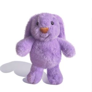 XUECHUANGYING Fluffy Plush Rabbit Pillow Soft Interactive Big Ear Rabbit Plush Toy Cute Handmade Stuffed Animals Rabbit Toy Home Decor