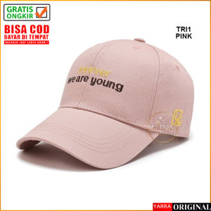 TOPI DEWASA BASEBALL CAPS KOREA DISTRO YOUNG CAP IMPORT POLOS BAHAN TEBAL HIGH QUALIT TRI yarra