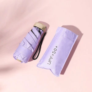 Dù Gấp Gọn Cầm Tay Cao Cấp Siêu Nhẹ 220g | Chống Nắng UV Che Mưa Tốt | Màu Xinh Sang Trọng
