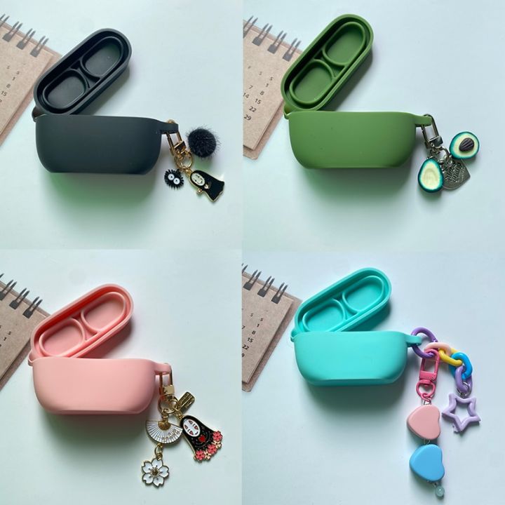 For JBL Wave 100 TWS Case with Keyring Silicone Anti-fall
