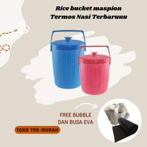 Rice bucket maspion Termos Nasi Terbaruuu / WADAH NASI BESAR / TEMPAT PENYIMPANAN NASI / BUCKET NASI / TERMOS NASI