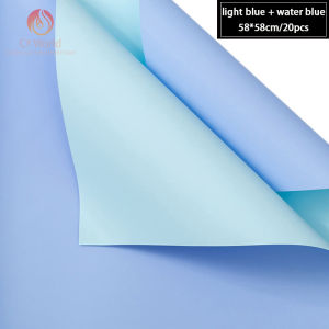 Cy World 5/20pcs | Two-color Flower Paper Bouquet Wrapping Paper Wrapped Flower Paper Gift Wrapping Paper  Waterproof Wrapping Paper