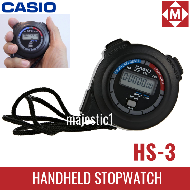 Casio Handheld Stopwatch Timer HS3V1R / HS3 Lazada PH