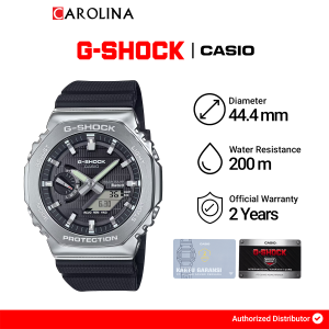 Jam Tangan Pria Casio G-Shock G-Steel GBM-2100-1A Black Dial Black Resin Band