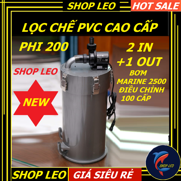 Lọc thùng chế phi 200 bơm marine 2500 lít/h điều chỉnh 100 cấp độ - lọc ...