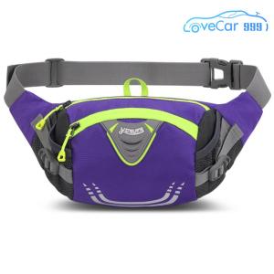Nylon Running Item Storage Bag Portable Anti-Theft Pack Belt Bags Breathable High Capacity with Zipper for Outdoor Sport