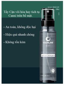 Voonline tẩy cặn vôi bám kính bể cá thủy sinh (tặng khăn lưỡi cạo)