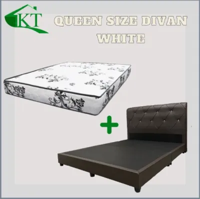 (Ready Stock) KT Furniture: Divan Queen Bed Frame Bed Base Katil Queen Bed Furniture Murah Queen Bed Frame Divan katil queen murah