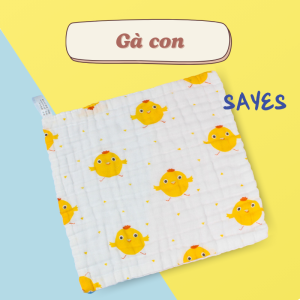 1 cái Khăn sữa sơ sinh khăn sữa vải xô Muslin mềm mại siêu thấm hút