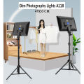Đèn Led Studio Photography Light Cao Cấp Size Lớn 47x33cm A118 Đèn Studio Quay Phim, Đèn Livestream Bán Hàng,  Chụp Ảnh, Review Sản Phẩm, Spa,  Kèm Remote, Chân cao 2,1m. 