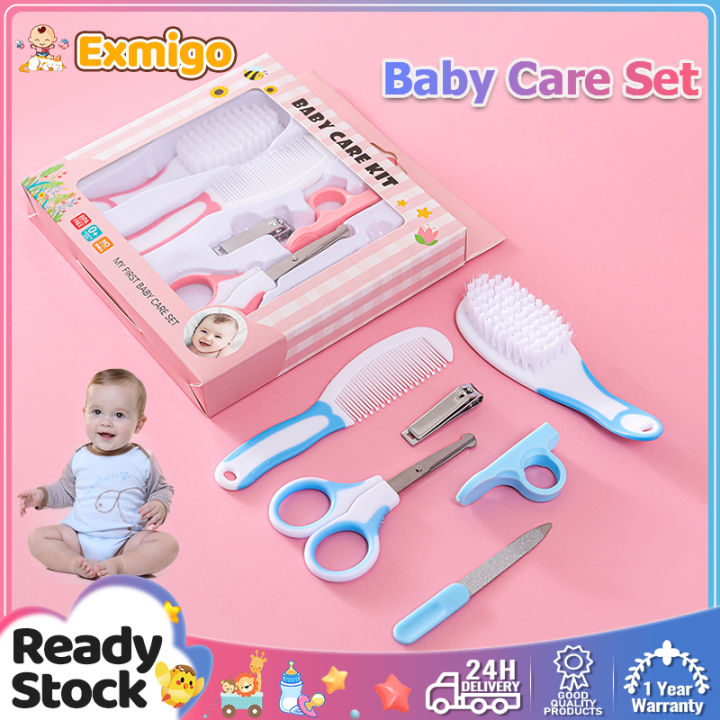 Baby Care Set，6 PCS Baby Care Set Baby Brush Comb Nasal Aspirator