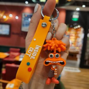 ใหม่ INSIDE OUT 2 Joy Sandess Fear digust nger ความวิตกกังวล Ennui Embarrasment พวงกุญแจจี้รถ