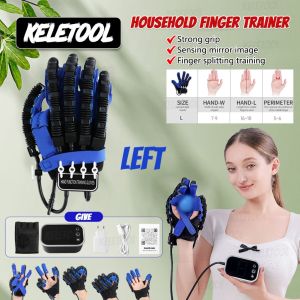 Robotic Hand Rehabilitation Gloves USB Powered Smart Therapy System for Stroke Recovery Hand Injury Physical Treatment