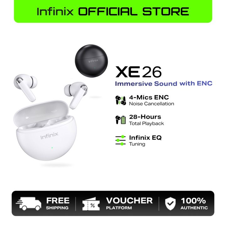 NOTE 50 Series Freebie Infinix XE26 Buds Neo Immersive Sound