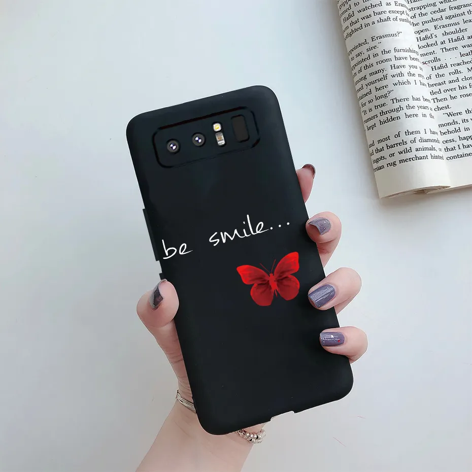 For Samsung Galaxy Note 8 Phone Case Cute Cartoon Soft Silicone