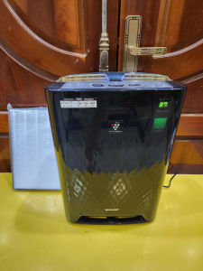 Máy lọc không khí và bù ẩm nội địa Nhật Sharp KC-Z45-B (1058359) (43W) bánh xe cửa ngáp_Hàng nội địa Nhật đã qua sử dụng