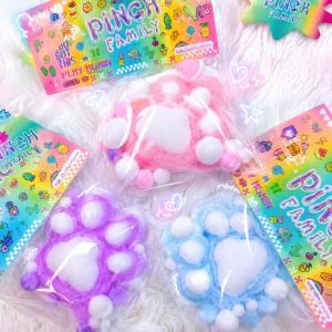 Cat Paw Squishy Fidget Toy Slow Rebound Squeeze Toy Stress Relief Sensory Toy Cute Decompression Toy for Kids Adults