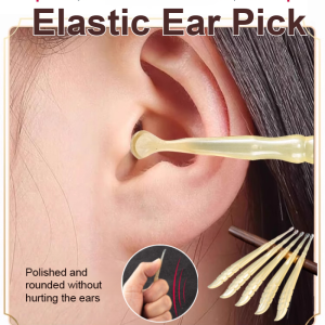 Elastic Ear Pick Silicone Earwax Removal Tool Soft Tip Ear Cleaner Ear Wax Pickers Ear Pick Spoon Safe For Olders Adult Kid